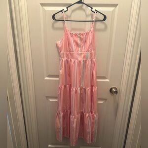 WOMEN’S SHEIN DRESS STRIPED MULTI COLOR SIZE SMALL